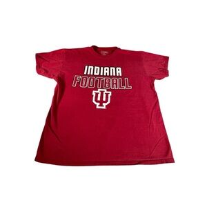 Vintage University Indiana Hoosiers Football NCAA Graphic T Shirt Men's M Champs